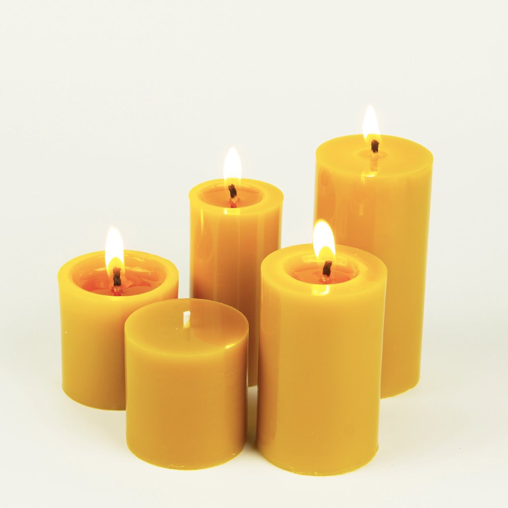 Beeswax Pillar Candle